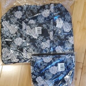 Quilted Floral Travel Set